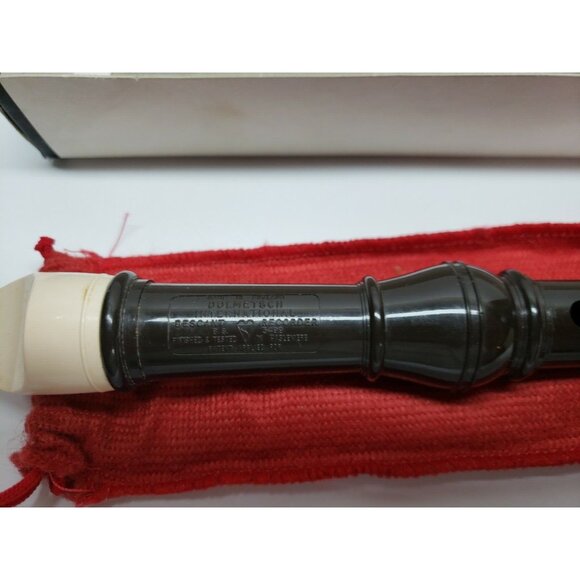 Dolmetsch Descant Recorder B.S.3499 in Original Box & Pouch Made In England - Picture 3 of 12